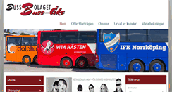 Desktop Screenshot of bussake.se